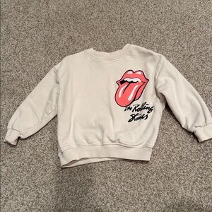 The Rolling Stones Cream Sweatshirt Zara